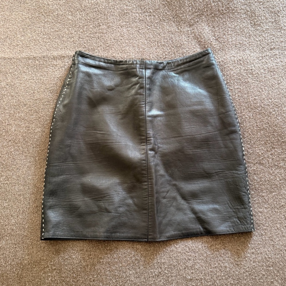 Banana Republic Leather Skirt